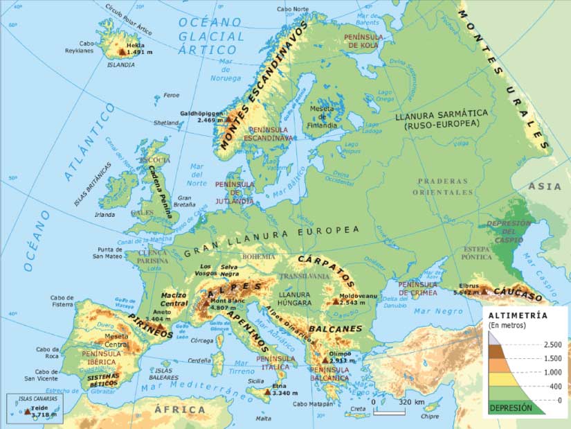 Mapa de Europa, más de 250 imágenes de calidad para imprimir