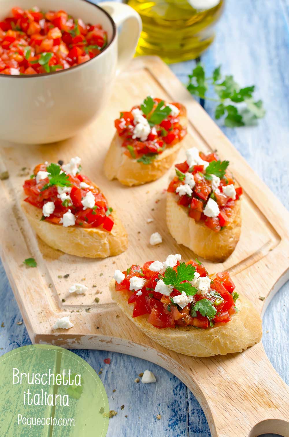 Recetas De Bruschetta Italiana Pequeocio