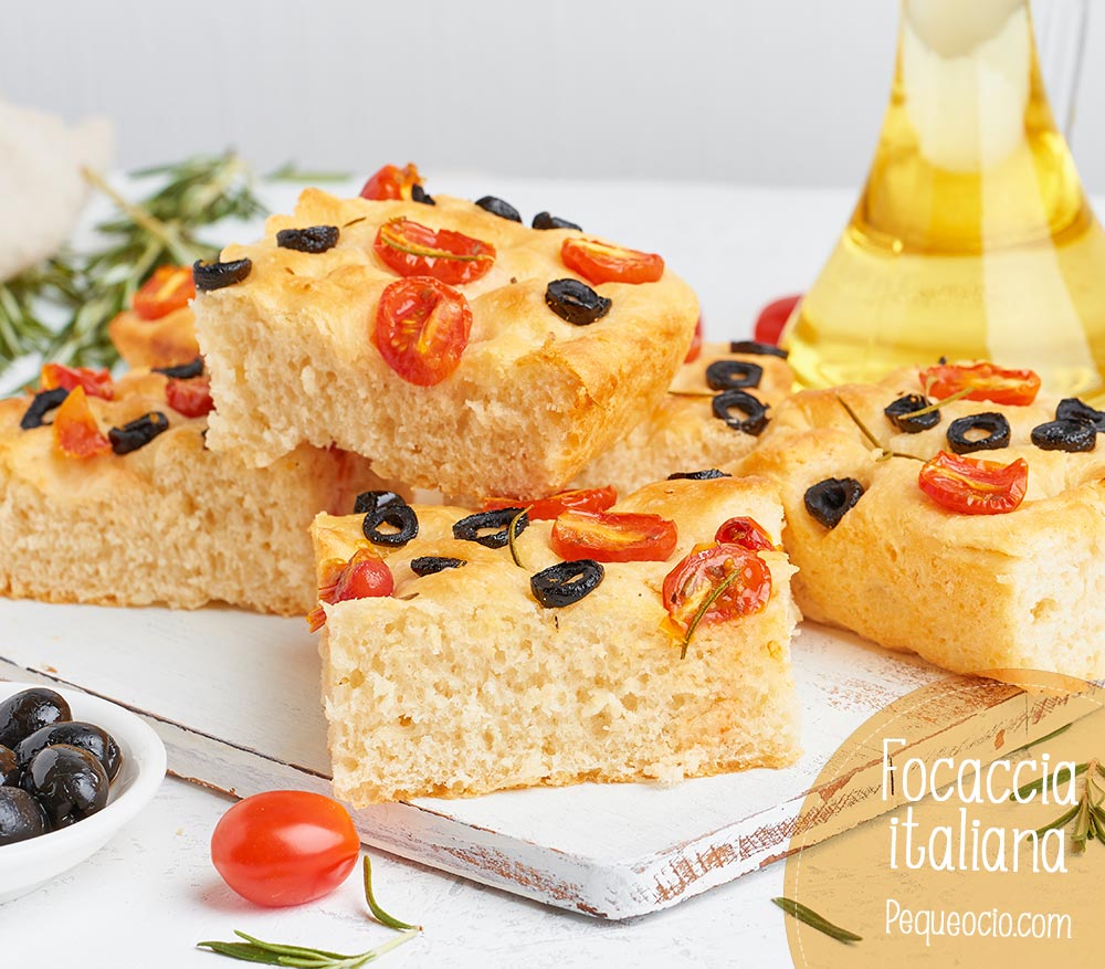 Focaccia De Aceitunas Y Tomate Receta Tradicional F Cil