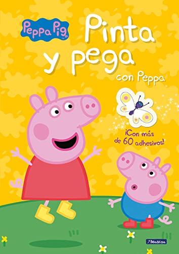 Peppa Pig. Cuaderno De Actividades - Pinta Y Pega Con Peppa: (Incluye Adhesivos) (Altea)