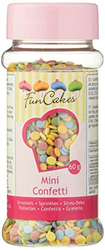 Funcakes Sprinkles Decoraciones De Mini Confetti De 5 Colores Mezclados Para Decorar Tartas,...