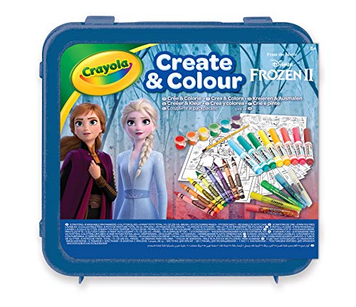 Maletín Create &Amp; Color Disney Frozen 2, Para Dibujar Y Colorear, 50 Pzs