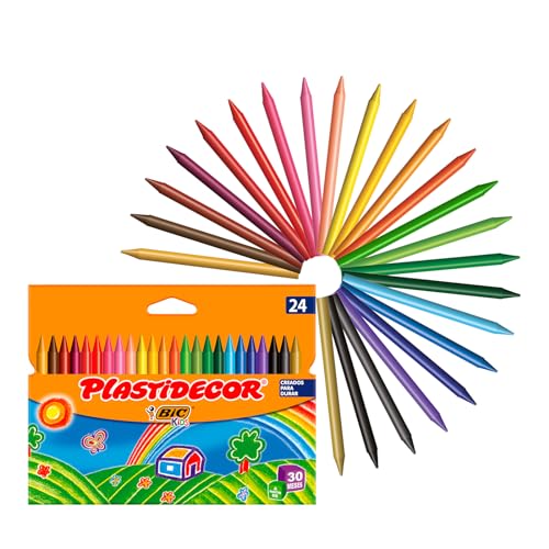 Bic Kids Ceras De Colores Para Niños, Óptimo Para Material Escolar,Plastidecor, Colores Vivos...