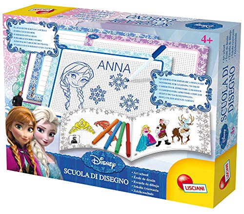 Lisciani - Disney Frozen Reina De Las Nieves - Escuela De Dibujo - Juego Educativo Creativo Para...