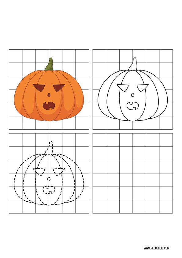 Dibujos De Halloween Para Copiar