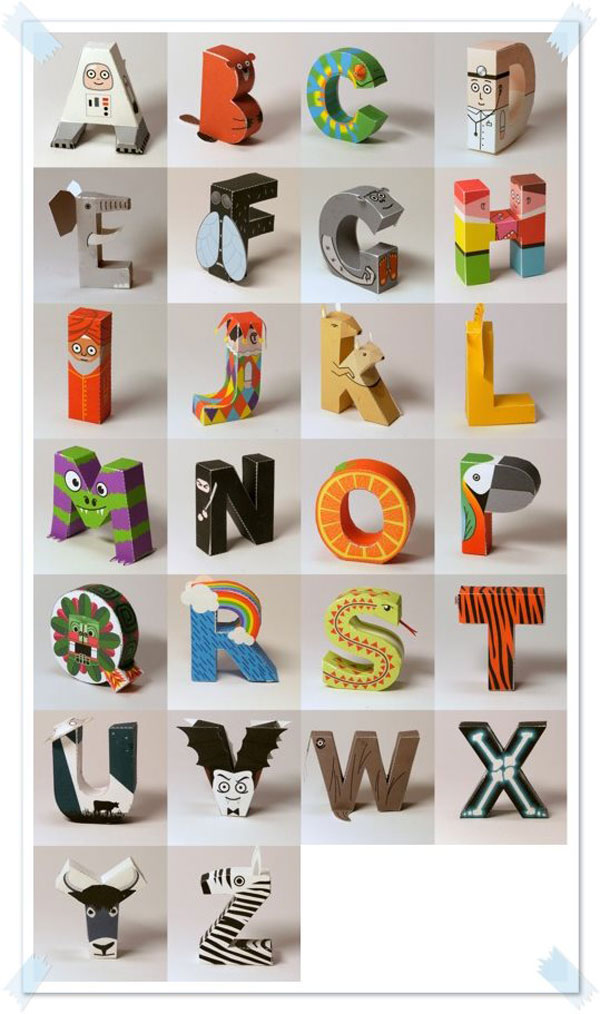 Alfabeto Letras 3d Para Imprimir Gratis Turbo Wallpaper Images
