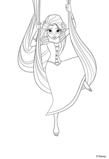 Dibujos para colorear de las princesas Disney - Pequeocio