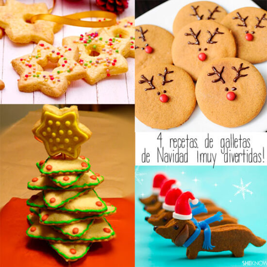 4 Recetas De Galletas De Navidad ¡muy Divertidas! - Pequeocio