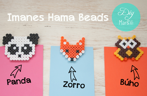 Hama Beads: imanes de animales - Pequeocio