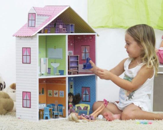 Casas de muñecas de cartón