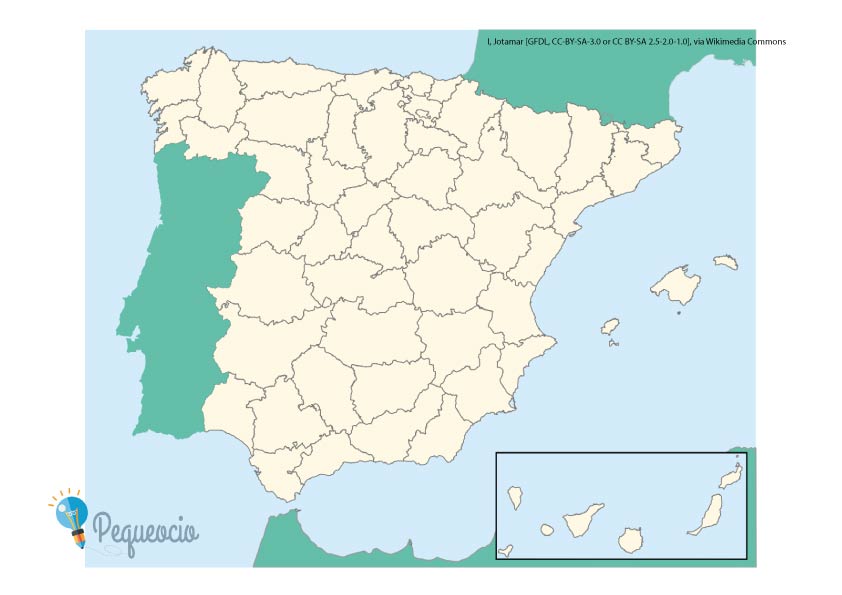 Mapa Politico Espana Mudo 6780