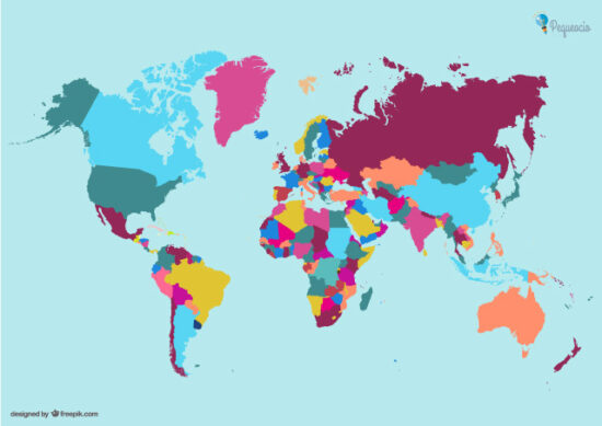 Mapa Mundi Politico Para Imprimir 