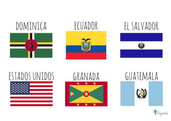 Banderas Del Mundo Para Imprimir Gratis Pequeocio 7954