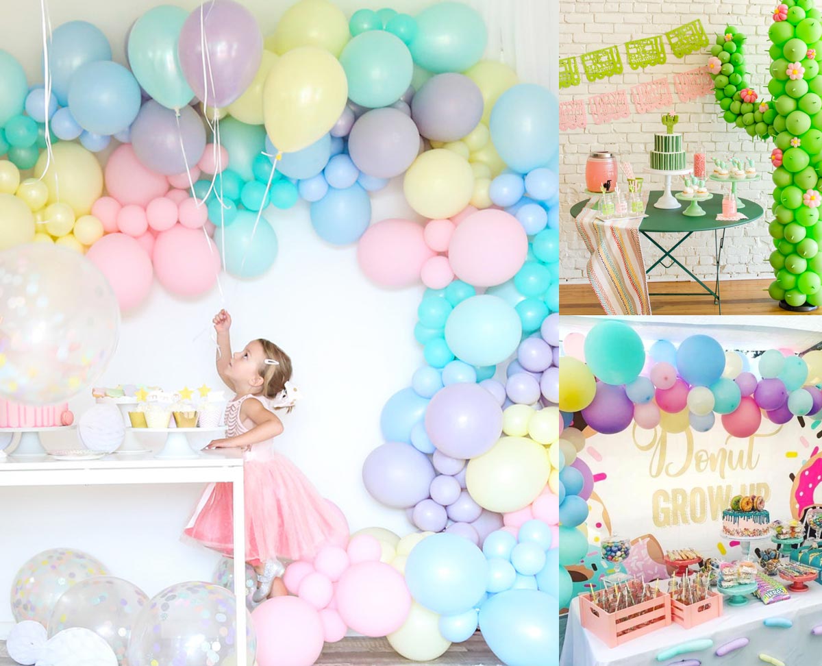 Decoraciones de cumpleaños número 4 para niñas y niños decoración