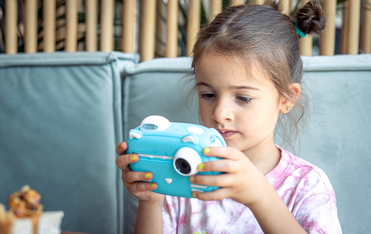 ULEWAY Camara Fotos Infantil, Impermeable Selfie Video, con