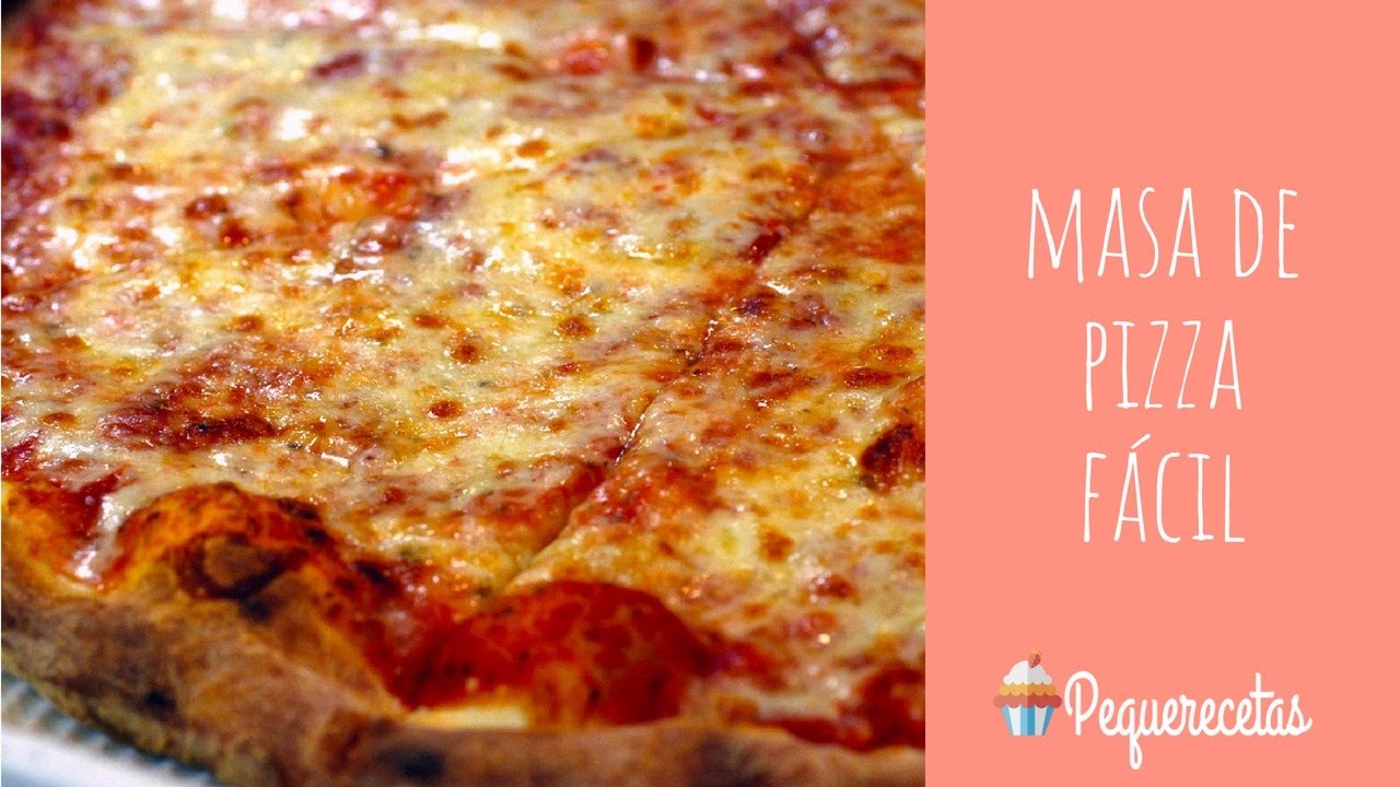 Masa de pizza casera (2 recetas tradicionales, esponjosa o fina) -  PequeRecetas