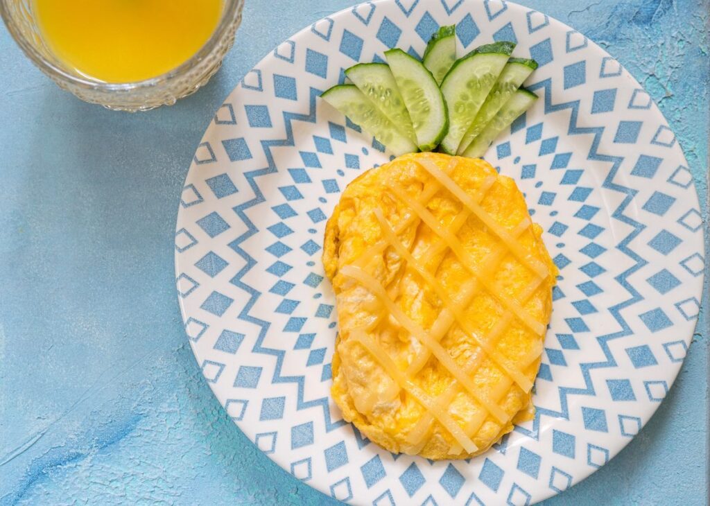 Cena De Tortilla Francesa Para Niños