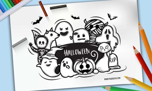 Dibujos para colorear de Halloween