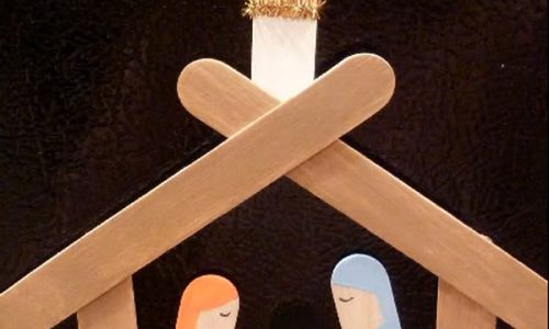 Manualidades para niños: portal de Navidad