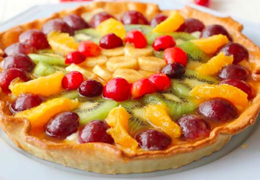 tarta de frutas receta